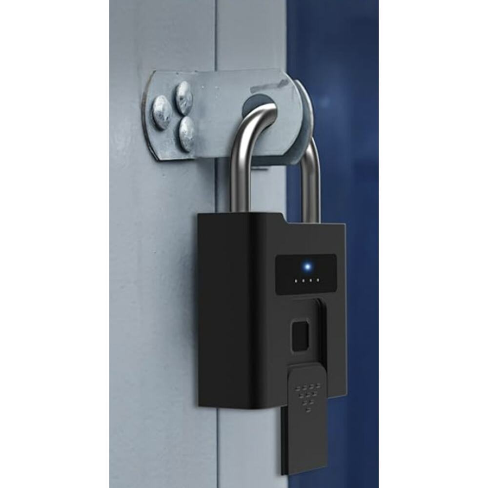 smart padlock fingerprint app control
